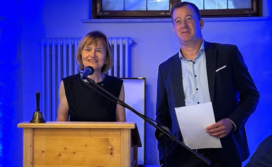 Begrüßung Marianne Mang und Robert Frank